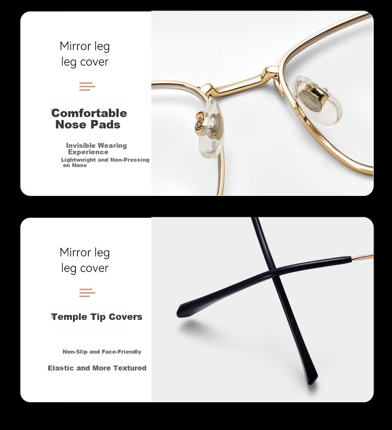 ARNO FOCUS ON YOUR EYES Imported Anti-Blue Light Reading Glasses for Men, High-Definition Ultra-Light Presbyopic Glasses for Middle-Aged And Elderly, High-End Genuine Brand E9092J 250 Degrees 8