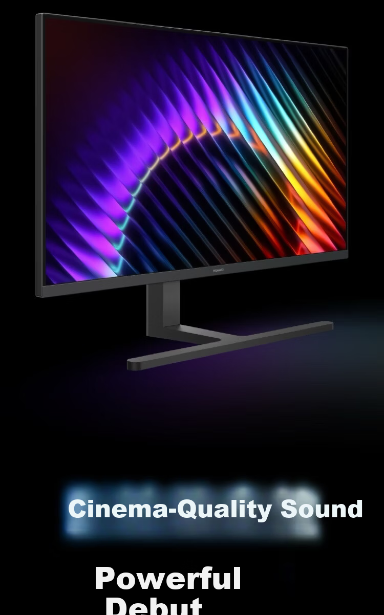 Huawei MateView GT 27-inch Monitor 2K 320Hz Speakers USB-C DP HDMI Rotatable Adjustable Wall-mount Hardware Low Blue Light Glacier White New Arrival 8