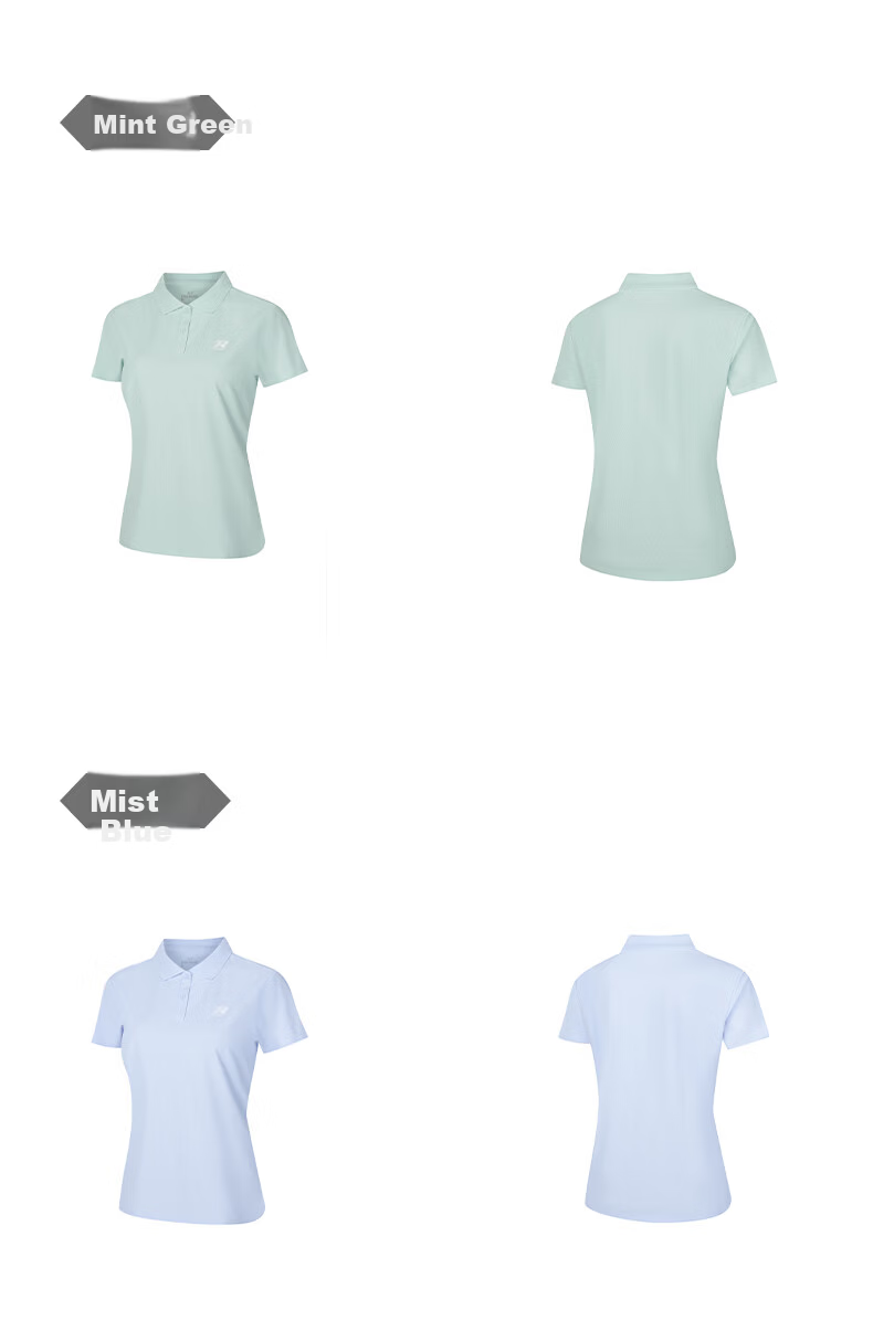 361° Women's Spring Summer Sports Polo Shirt Quick-Dry Fitness Casual Running Short Sleeve Top 662624111H-3 23