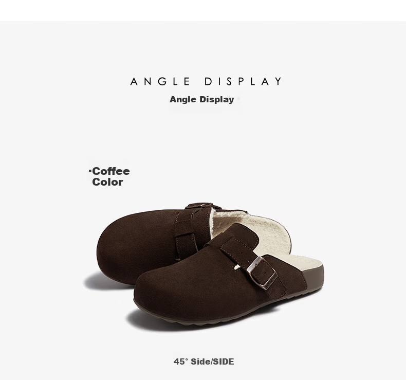 CAMEL Women's Birkenstock Style Genuine Leather Casual Low Heel Slip-On Shoes L25S700038 Camel Size 37 25