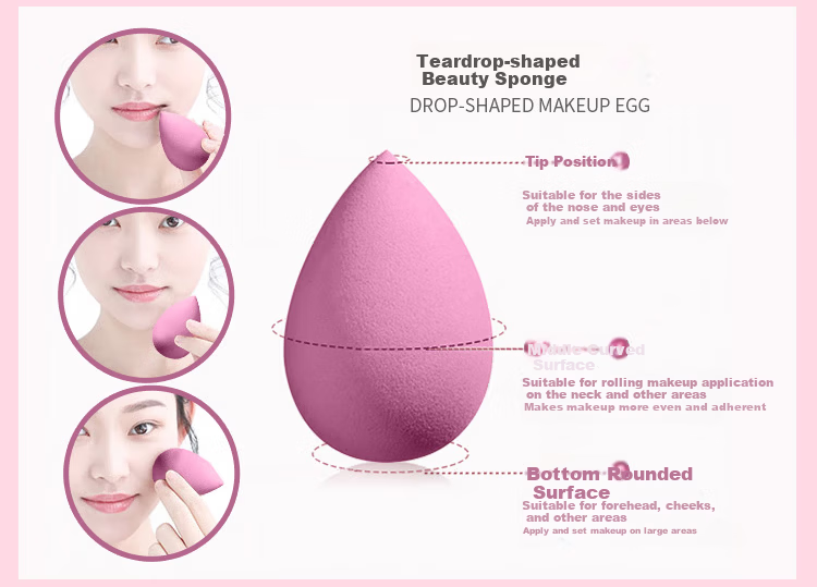 Yefili Four Strawberry Mousse Makeup Sponges Cosmetic Beauty Blenders Foundation Puff Set 5