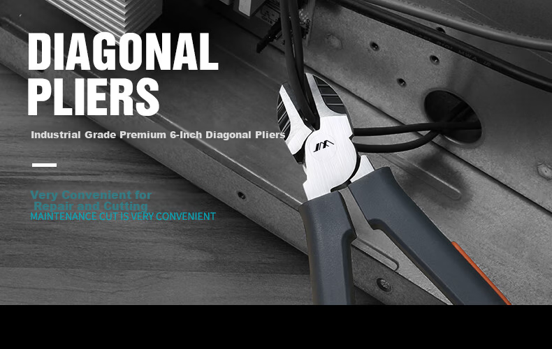 Jimmy Home 6-Inch Diagonal Pliers Multi-Functional Industrial Grade Wire Cutters JM-G1706N 7