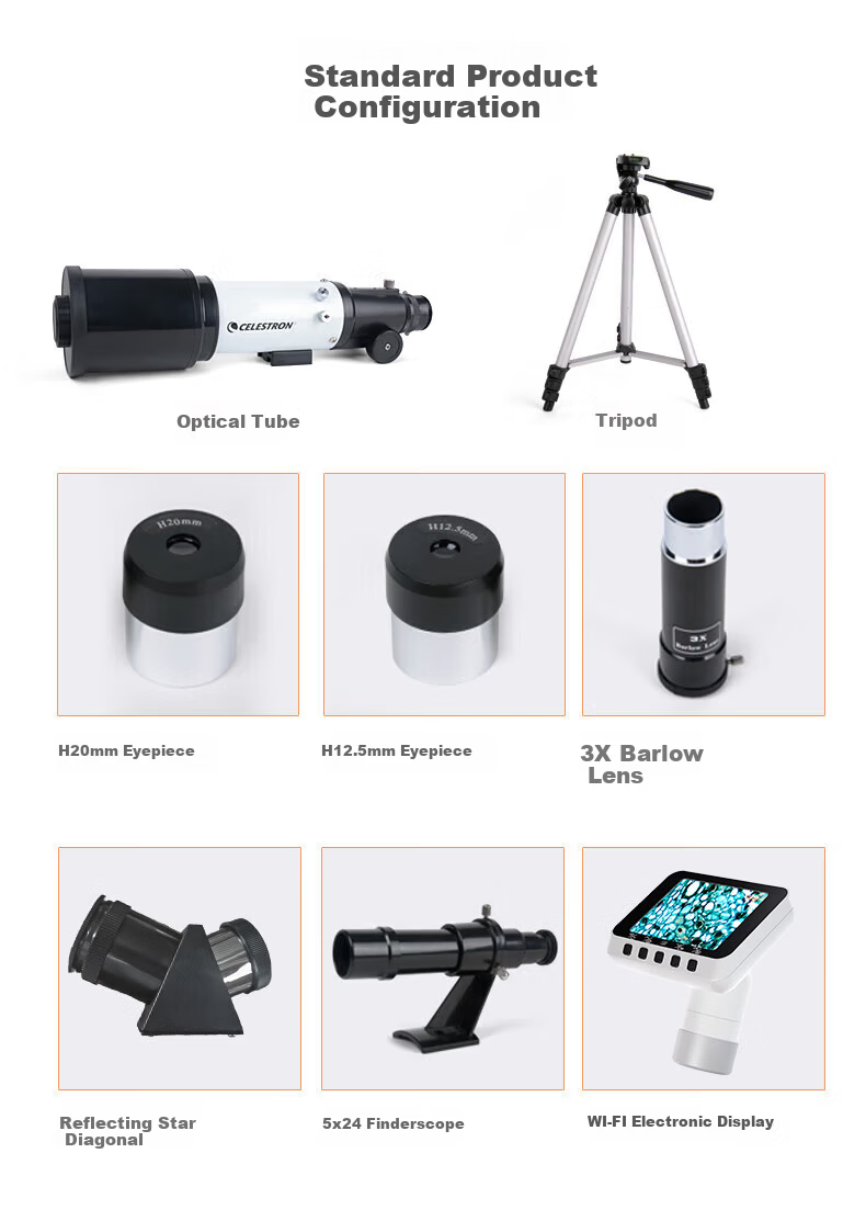 Xingtelang 70400L Professional Moon Viewing High Magnification Children's Entry-Level Home Astronomical Telescope, Educational Science Birthday Gift 29