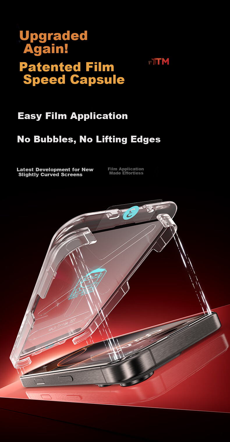 Benks [AR Ultra-Clear Enhanced Transparency] Tempered Glass Screen Protector for Apple IPhone 16 Pro Max, Anti-Reflective Full-Screen HD Anti-Fingerprint Glass Protective Film 8