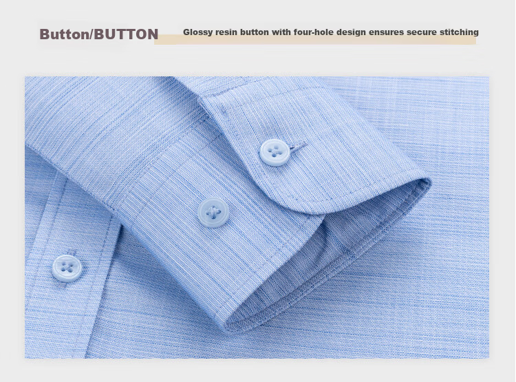 FIRS Linen Blend Long Sleeve Shirt Men New Casual Breathable Textured Cotton Linen Antibacterial Shirt 11