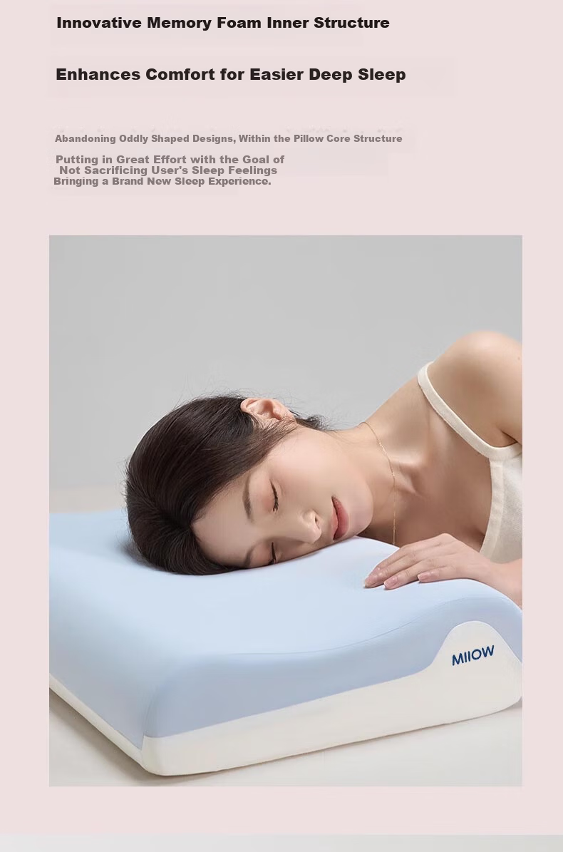 Miaoren Ergonomic Memory Foam Deep Sleep Pillow Neck Support Adult Sleep Aid 40*60cm 5