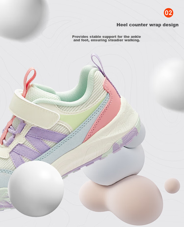 BALABALA Kids Toddler Walking Shoes Boys Girls 2026 New Spring Autumn Non-Slip Baby Sports Outdoor Functional Shoes 5