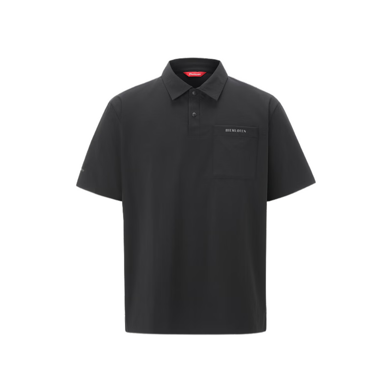 Biyinlefen Outdoor Functional Fabric 2026 Summer New Men's Classic Simple Workwear Style Short Sleeve Polo Shirt