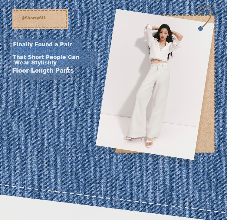 Semir Women's Summer Denim Split Curved Hem Floor-Length Cool Antibacterial Wide-Leg Jeans 2026 109326124003 11
