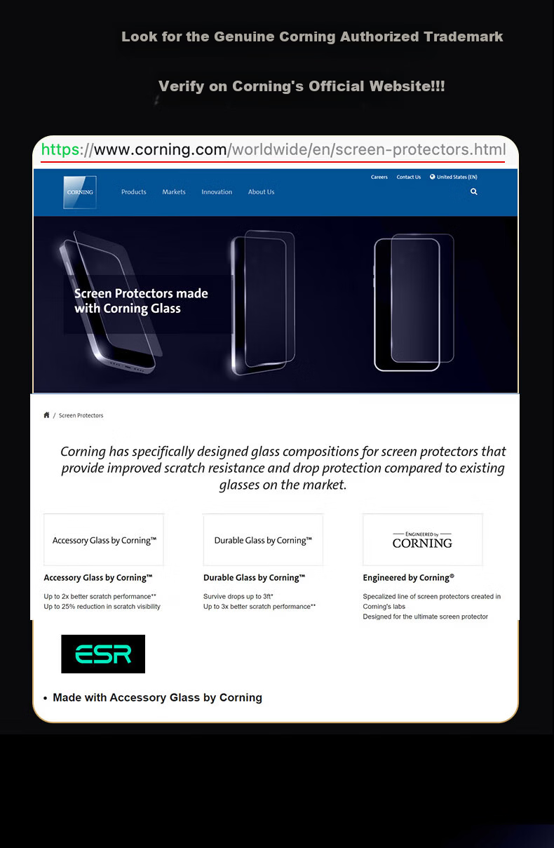 ESR ESR [3 Pieces] Tempered Glass Screen Protector for Samsung S25 Ultra, Galaxy S25 Ultra Phone Film, Anti-Fingerprint, HD Clear, Full Coverage Front Protective Film 6