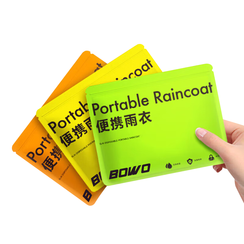 Lvxingjiushijiajialin Thickened Disposable Raincoat Card, Reusable Travel Poncho, Pack of 3