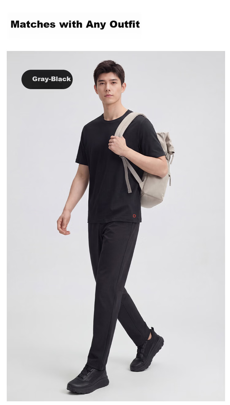 JD Jingzao New Quick-Dry Sweat-Resistant Sports T-Shirt Spring Summer Outdoor Running Fitness Sun Protection Short Sleeve Men Ink Black XL 19
