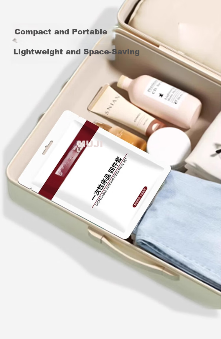 MUJI Disposable Pillowcase Individually Packaged Travel Pillowcase Extra Large Thickened Hotel Travel Pillow Cover 7