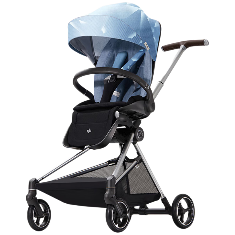 Gb Baby Stroller, Can Sit And Lie Down, Perfect for Taking Babies Out, Lightweight Foldable, Reversible, Landing Number Stroller, Cybex Frame