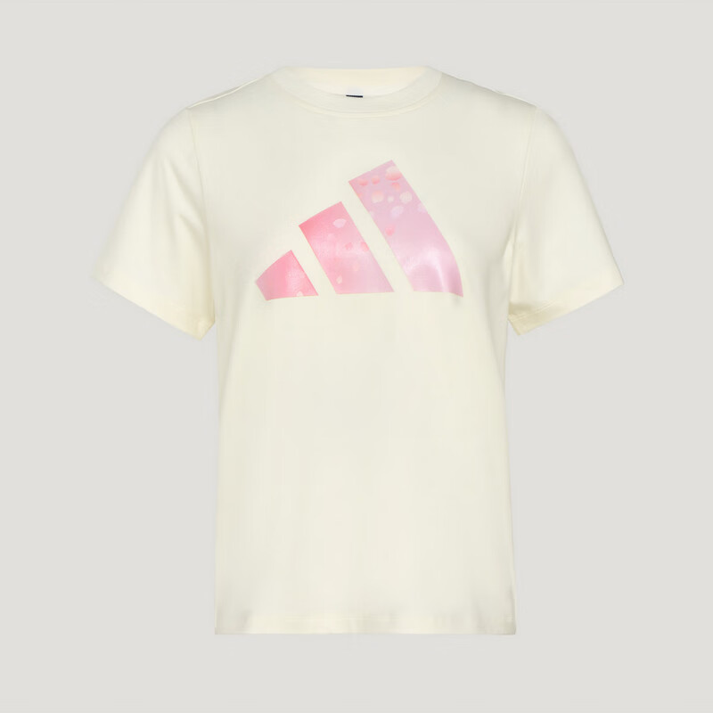 Adidas Women's Sporty Style FAV TEE Short Sleeve T-Shirt KS2867 Han Yu White L 5