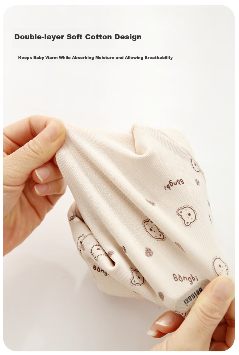 Benaxi Baby Hat Spring and Autumn Thin Newborn Soft Spot Cap Winter Ear Protection Pullover Cap Fetal Hat for Boys 10