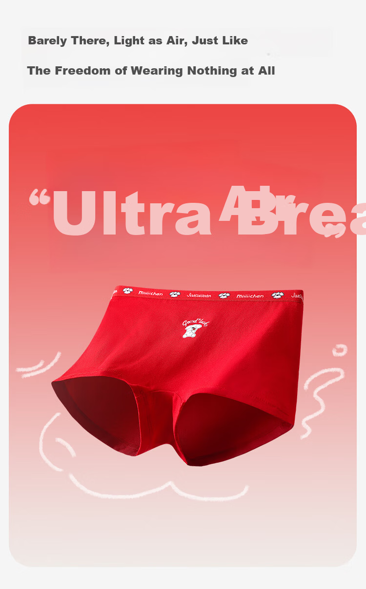 Jiusuiban 7A Antibacterial Children's Underwear Boys and Girls Sweat-Absorbent 95% Cotton Shorts Youth Class A Silk Gusset Sports Boxer Briefs 8