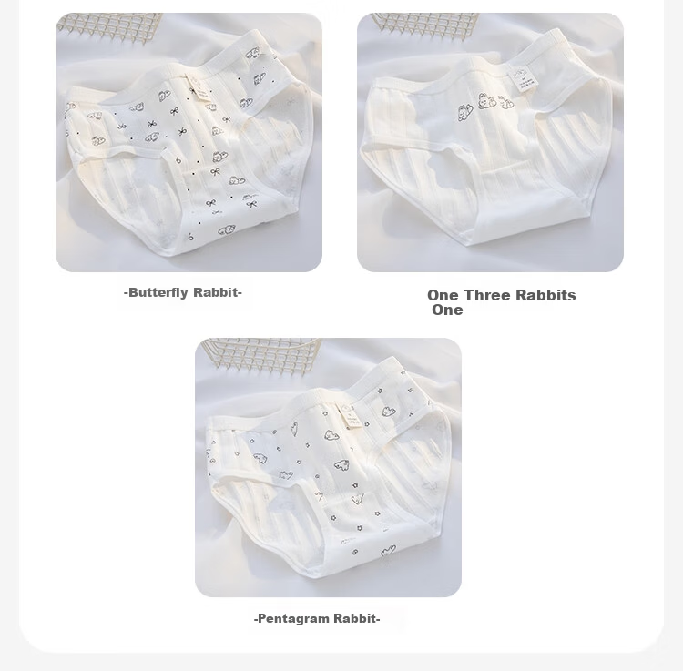 Yunxiangyi Girls' Underwear 5-Pack 100% Cotton Antibacterial Kids' Underwear All-Season Skin-Friendly XL Size 9