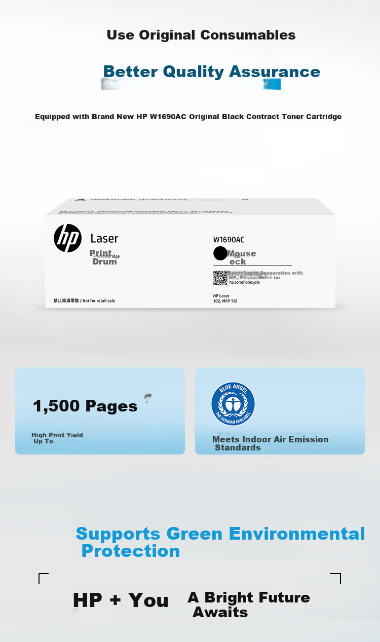 HP 111nw Laser Printer Wireless Black and White Multifunction Copy Scan Low Cost Home Use Student Homework Wired Connection (Upgraded 1136w Version) One Year Service 14