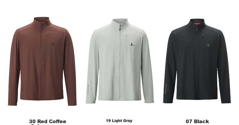 Biyinlefen [Green Jacket Cooling Sun Protection] 2026 Spring New Men's Outdoor Sports Casual Commuter Stand Collar Knit Jacket 20