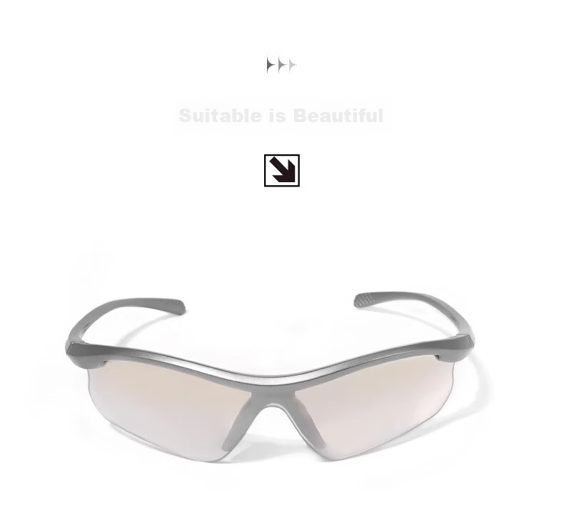 GOGOSOON Night Riding Outdoor Sports Cycling Sunglasses Mountaineering Y2K Protective Windproof Headband Sunglasses Running Marathon 2