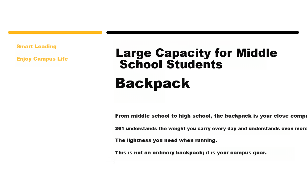 361° Large Capacity Boys' School Backpack for Middle and High School Students, Pressure-Relief Ergonomic Anti-Sagging Lightweight Primary School Student Shoulder Bag 5