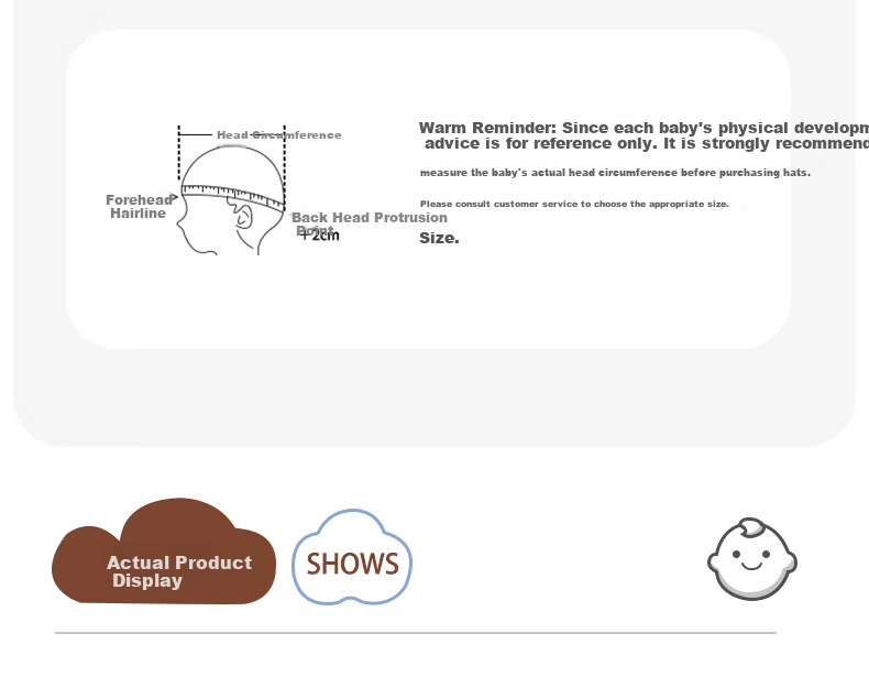 Benaxi Baby Hat Spring and Autumn Thin Newborn Soft Spot Cap Winter Ear Protection Pullover Cap Fetal Hat for Boys 16