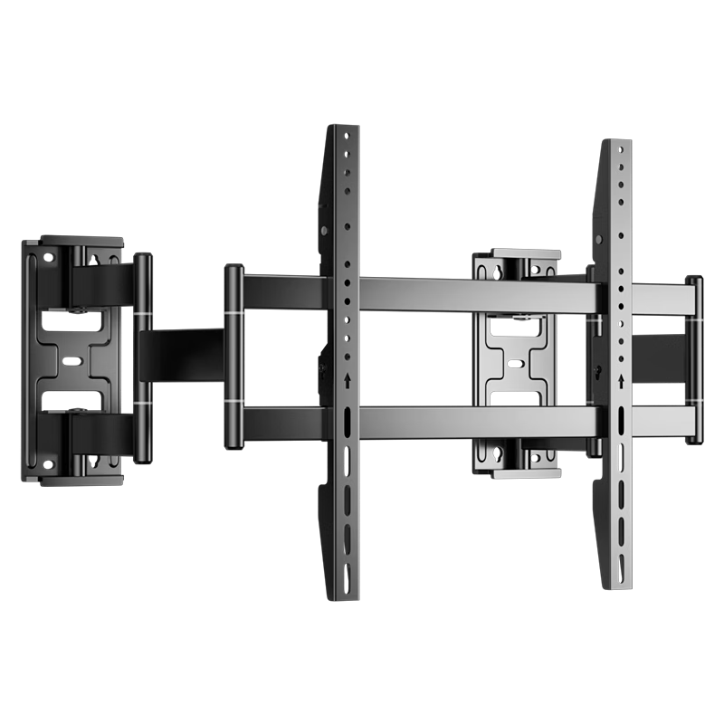 Aizhiri TV Telescopic Mount Bracket for 55-80 Inch TVs, Wall Mount with High Load Capacity, Socket-Friendly Embedded Telescopic TV Bracket NX80