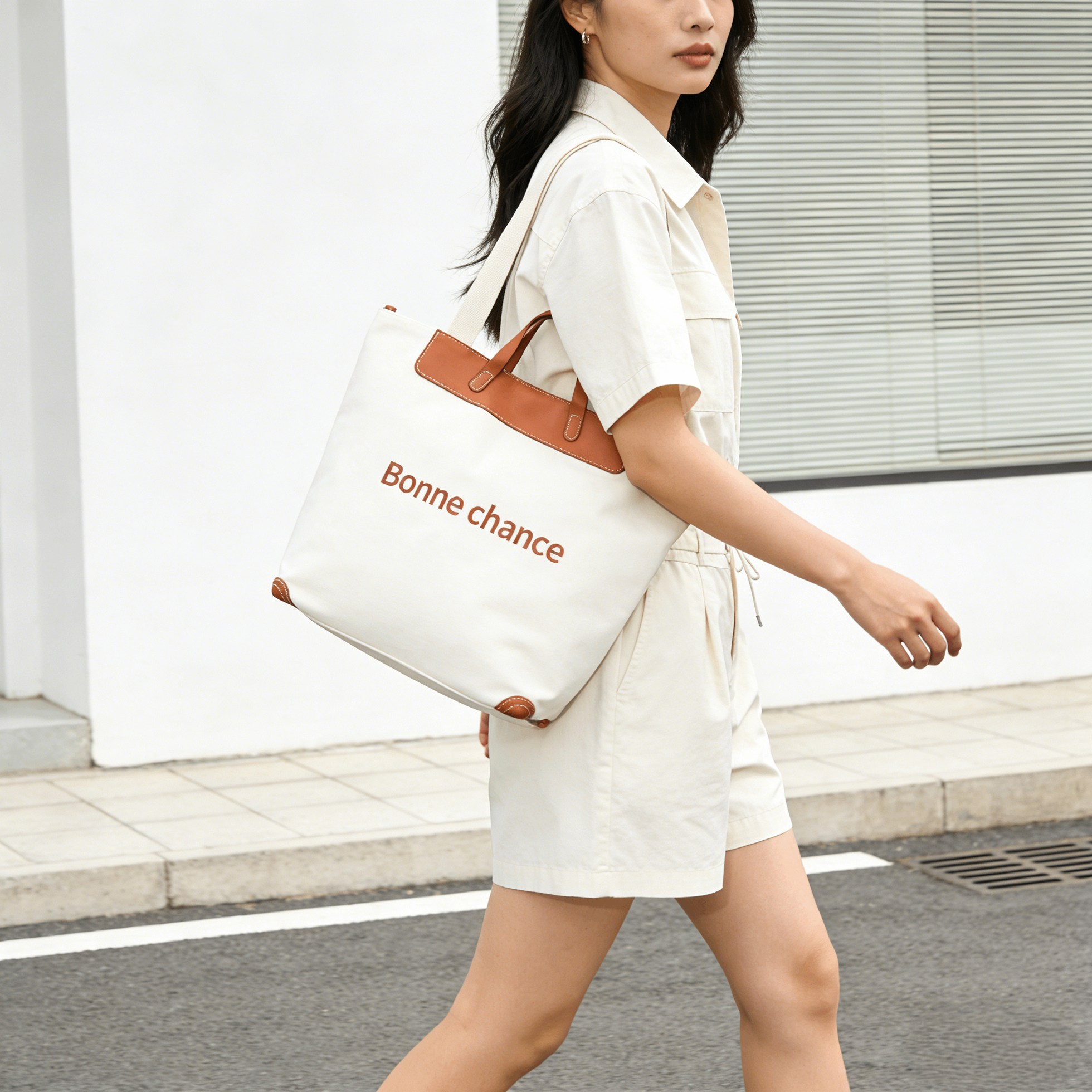 MEGA STONE Women's Bag 2026 New Large Capacity Commuter Handheld Canvas Casual Shoulder Bag Birthday Gift for Women