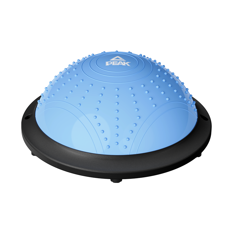Peak Balance Wave Speed Ball Children's Half-Sphere Balance Ball Adult Yoga Ball Core Sensory Integration Training Thickened Explosion-Proof Blue 46cm