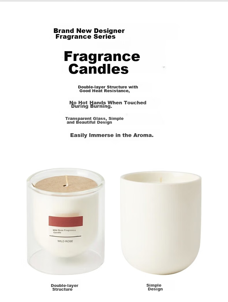 MUJI Fragrant Candle Wild Rose, 150g, Aromatherapy Candle, Romantic Indoor Scenting, Mid-Autumn Festival Gift 2