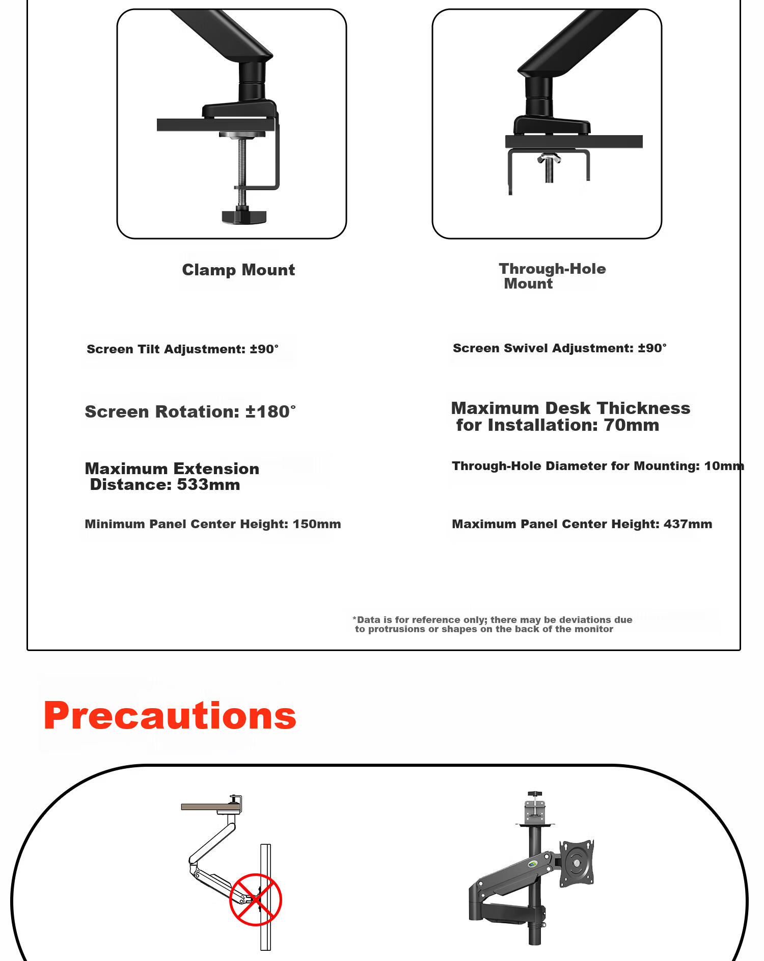 KALOC Monitor Arm Mechanical Arm Monitor Stand Arm Screen Mount Desk Clamp Computer Stand Gaming Monitor Riser 10