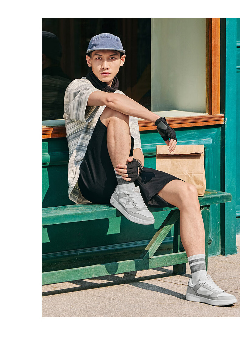Xtep Liubai Men's Sports Sneakers Casual Breathable Lightweight Soft Elastic White Shoes for Spring and Summer 12