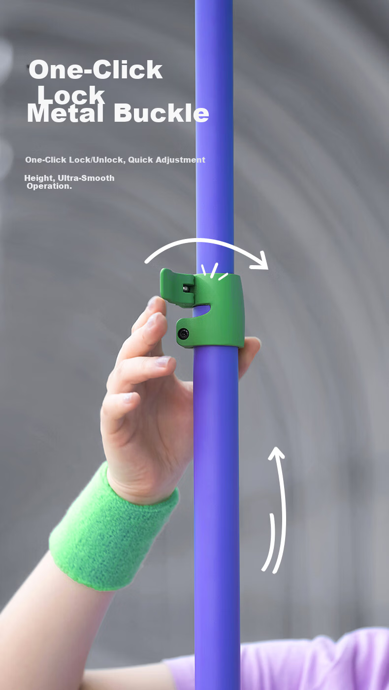 AMBITFUL ZhiJie Purple Green GM280P Portable 2.8m Pneumatic Light Stand 1/4 Inch Interface Photography Flashlight Tripod Heavy-Duty Universal 2