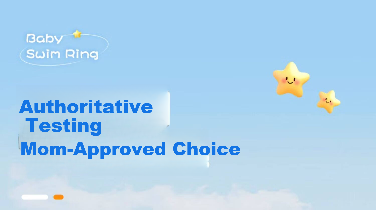 Li-Ning Inflatable-Free Baby Swimming Ring Underarm Float for 2-Year-Olds Infant Bath Seat Ring 15