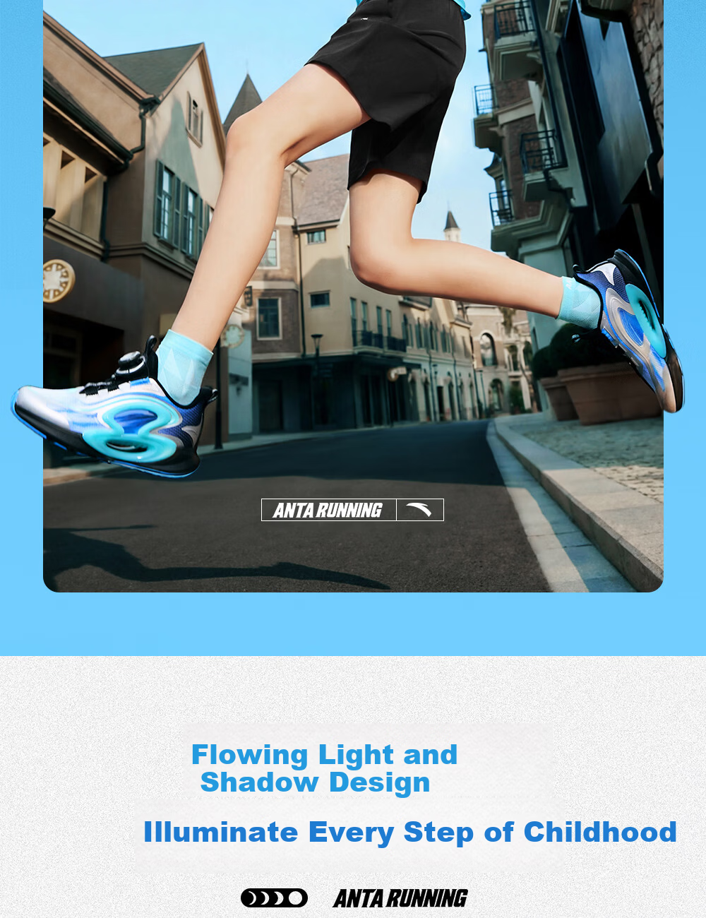 Anta Kids Running Shoes Zhuyue 2026 Summer Breathable Boys and Girls Professional Shock Absorption Running Shoes A12625588 9