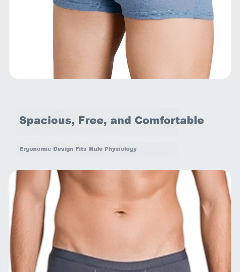 LangSha Disposable Men's Cotton Underwear Travel Business Sterilized Daily Disposable Briefs 5-Pack Colorful Shorts 8