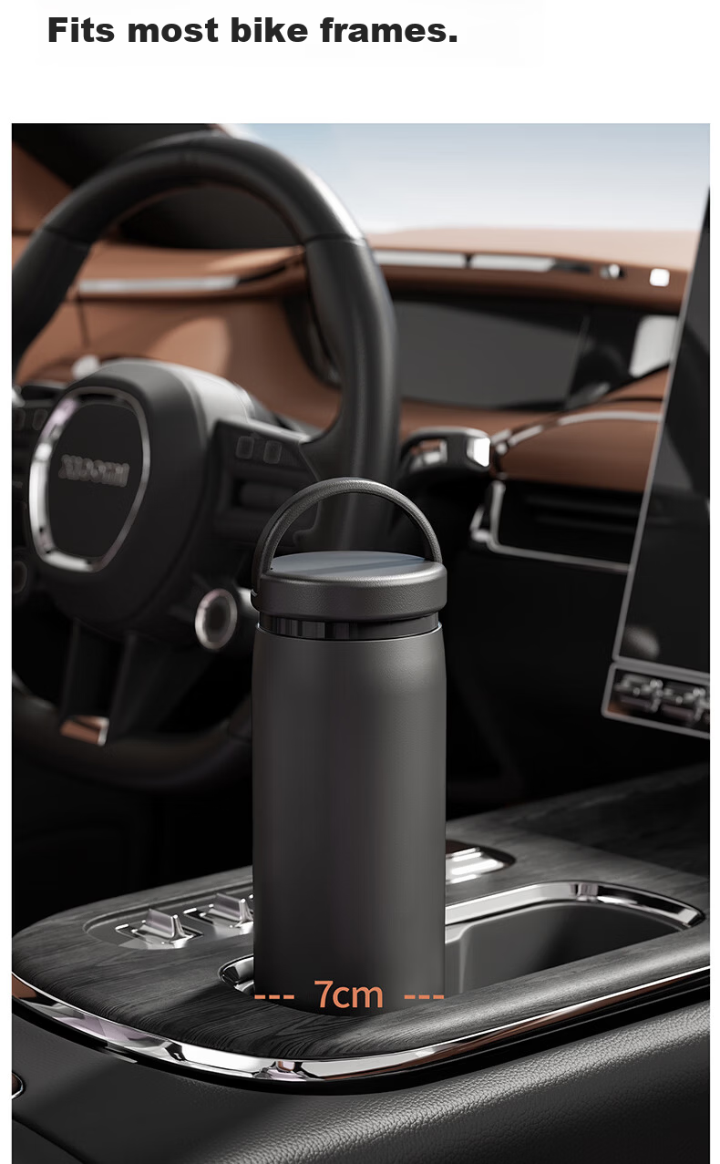 SUPOR Rotating Lid Insulated 316L Stainless Steel Tea Infuser Cup for Men and Women, High-Value Car Water Bottle 12