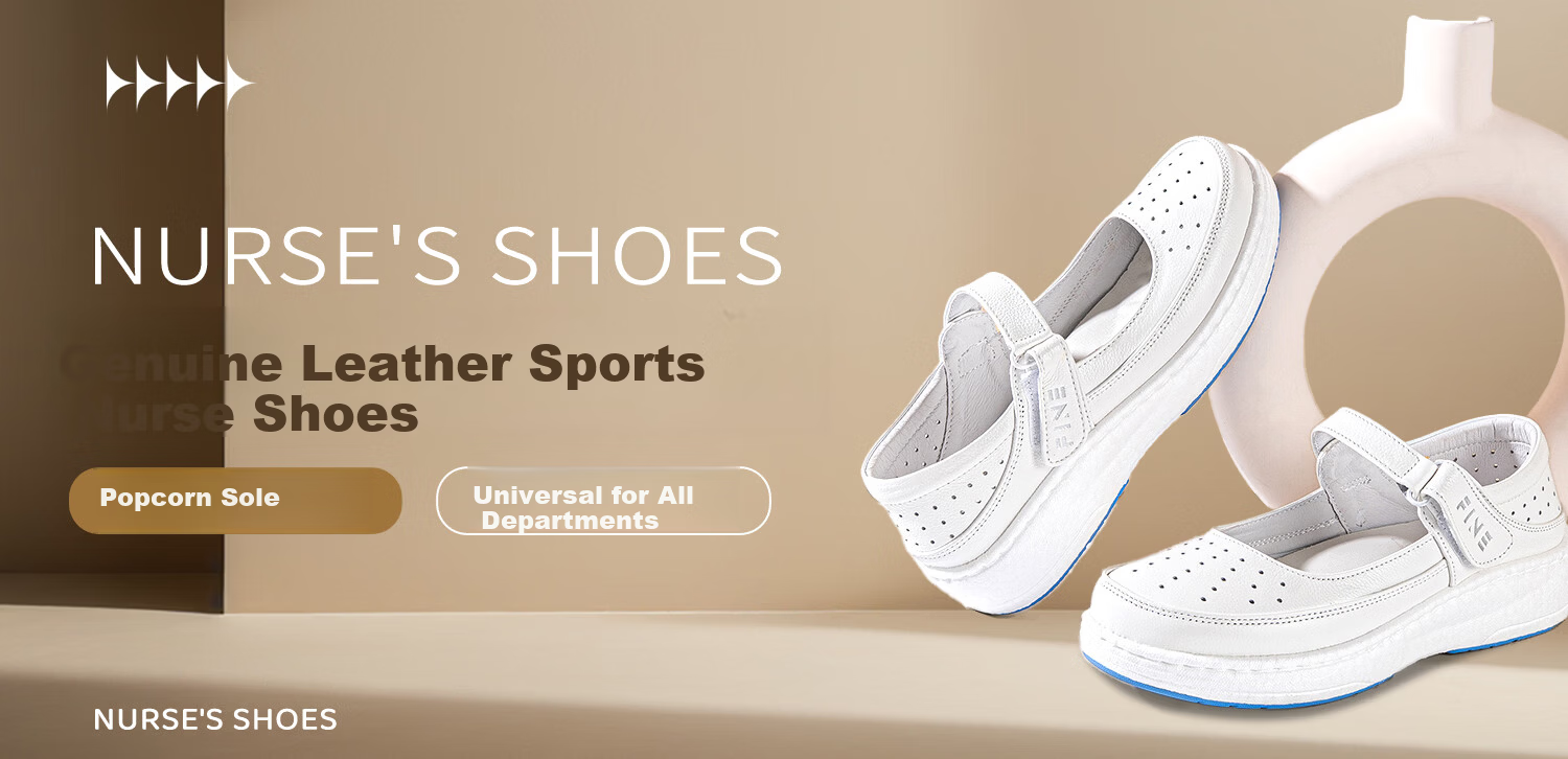 Feiying Cushion Nurse Shoes Women Soft Sole Breathable Hollow Anti-Fatigue Medical Work Shoes 2-6816 White Size 40 3