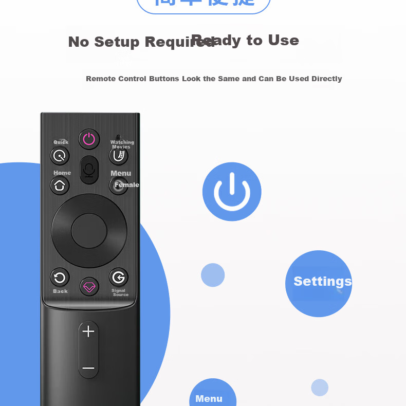 Dongpuli Remote Control for Changhong TV Voice RBG400VC 55D4PS 65D4PS 70D4PS 75D4PS Changhong TV Remote Control 8