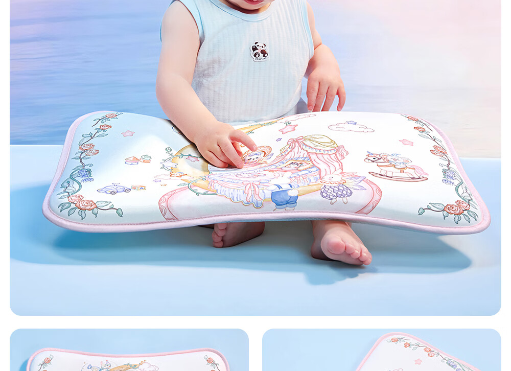 Betis Baby Pillow 0-6 Years Old Children's Pillow Cloud Slice Pillow Summer Breathable Baby Cooling Pillow Newborn Pillow Summer Party 41