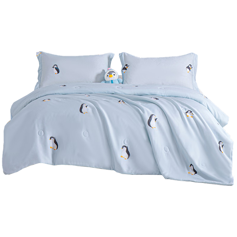 MUJI 60S Lyocell Tencel Summer Quilt Double Washable Cooling Ice Silk Air-Conditioning Blanket 200*230cm