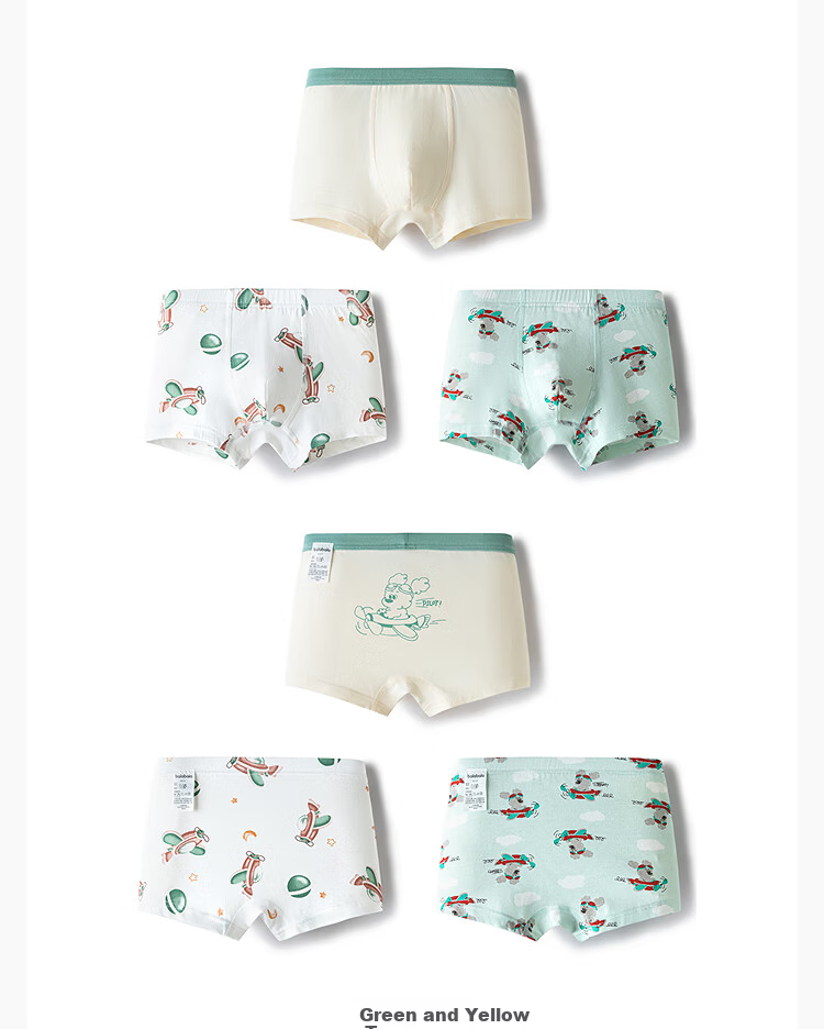 Balabala Kids Cotton Girls' Briefs Toddler Triangle Underwear Soft Elastic 3-Pack 13