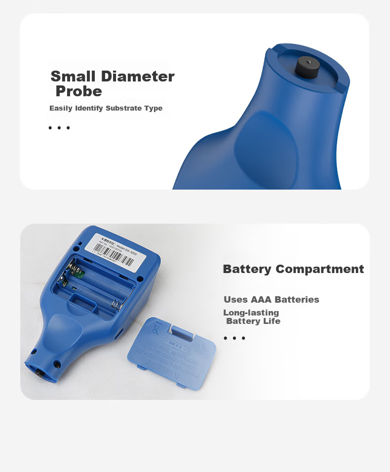 Suwei Coating Film Thickness Gauge High-Precision Coating Thickness Meter Used Car Specialized Thickness Tester SW3000 17