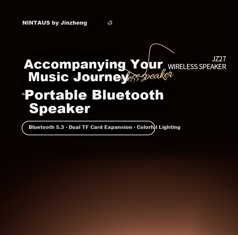Jinzheng JZ27 2025 New Bluetooth Speaker Portable Outdoor Small Large Volume Square Dance Multifunction Player Card Slot Rechargeable Elderly Music Radio 2