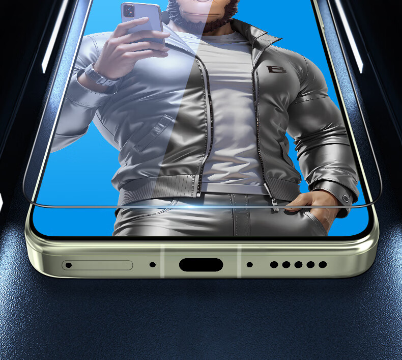 Lanxingxiansheng Tempered Glass Screen Protector for Vivo X200S, High-Definition Clear Anti-Drop Anti-Fingerprint Protective Film for Vivo S30 Smartphone 5