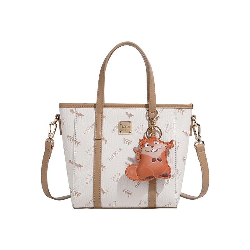 Disney Women's Bag Hopps Beaver Series Tote Bag Large Capacity Handbag Shoulder Crossbody Bag Forest Style Bag