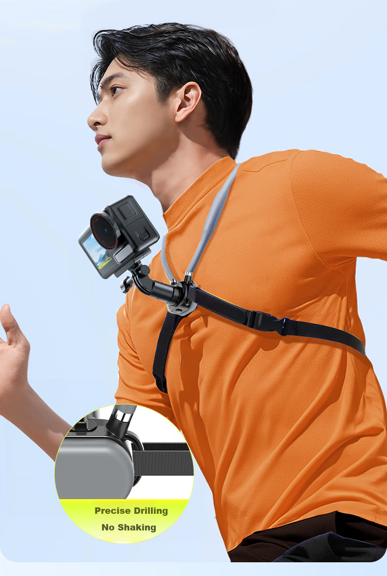 Suoying Neck Hanging Phone Holder First-Person View Shooting Device Compatible with DJI Action 6/5 Pro 4/Pocket 3, Yingshi Insta360 Ace Pro 2, GoPro, Universal for Phone and Camera 16