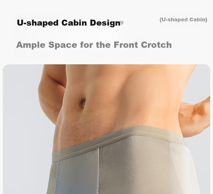Beianshi Disposable Men's Boxer Briefs Modal Sterilized Wash-Free Travel Portable 6-Pack Smoke Gray + Gray Blue 3XL 11