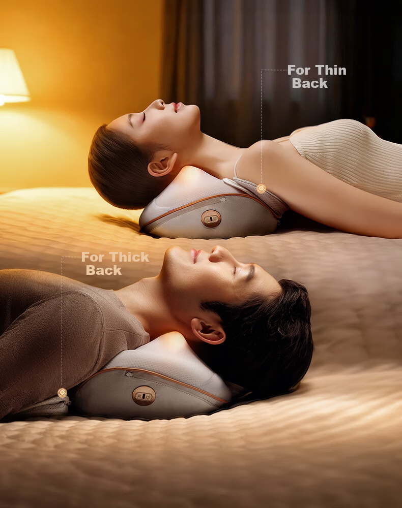 Ecomed German Cervical Massager Waist Back Neck Massager Shoulder Neck Waist Back Full Body Multifunctional Neck Shoulder Back Integrated Massage Pillow Gift for Parents and Boyfriend Girlfriend Birth 15